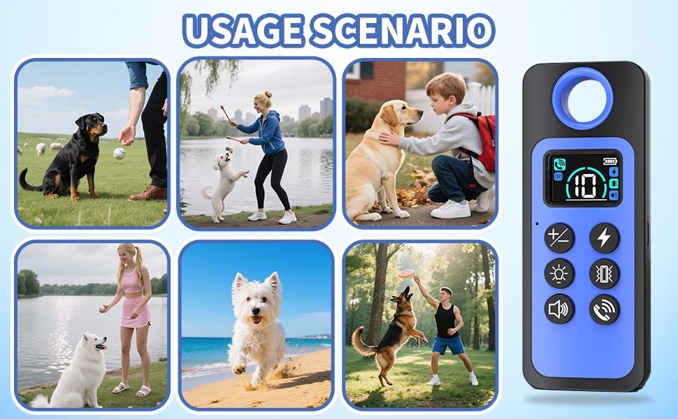 Remote Control Electronic Dog Collar with Voice Call Function, LED Flashlight, Adjustable Size, Suitable for Small Medium Large Dogs Remote Control Electronic Dog Collar with Voice Call Function, LED Flashlight, Adjustable Size, Suitable for Small Medium Large Dogs