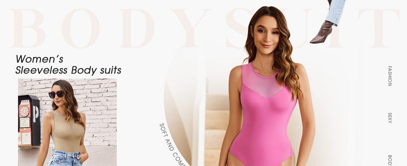 Avidlove Bodysuits for Women Summer Tops Mesh Crew Neck Leotards Shirts Sleeveless Going Out Bodysuit Tops Avidlove Bodysuits for Women Summer Tops Mesh Crew Neck Leotards Shirts Sleeveless Going Out Bodysuit Tops