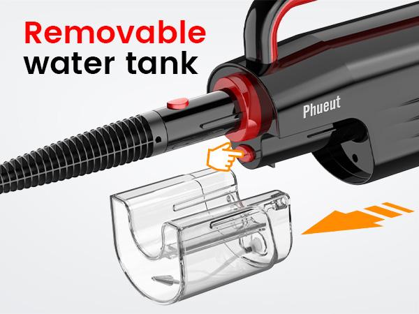 Phueut Lightweight Detachable Steam Mop Cleaner - 2 Modes 3 Temp Levels, Heavy Duty Powerful Handheld Steam Cleaner for Cleaning/Hardwood/Tile Grout Phueut Lightweight Detachable Steam Mop Cleaner - 2 Modes 3 Temp Levels, Heavy Duty Powerful Handheld Steam Cleaner for Cleaning/Hardwood/Tile Grout