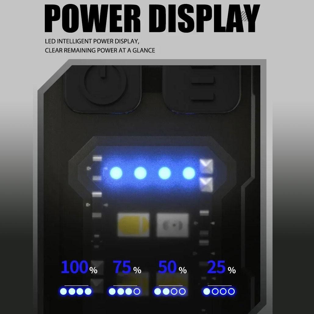 Wild Bright 1-pack keychain lamp, multi-functional magnetic flashlight, LED outdoor work high-brightness warning light, portable camping emergency multi-purpose lamp, strong magnetic adhesion, can be used as a hat clip lamp, suitable for outdoor camping.