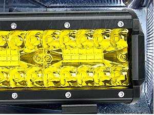 Nilight LED Pods 2Pcs 6.5 Inch 120W Yellow Flood Spot Combo Triple Row Driving Lamp Roof Bumper Off Road LED Work Lights Bar for Van Camper Wagon Car Pickup Golf Cart ATV UTV SUV Truck Boat 4x4