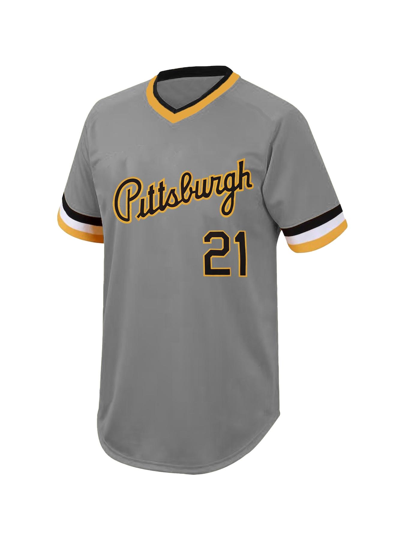 Men's Letter & Number Embroidered Baseball Jersey, Stylish Jersey, Casual Breathable Short Sleeve Baseball Top for Training Competition Party, Unisex Sportswear for Spring & Fall, Jersey Shirts