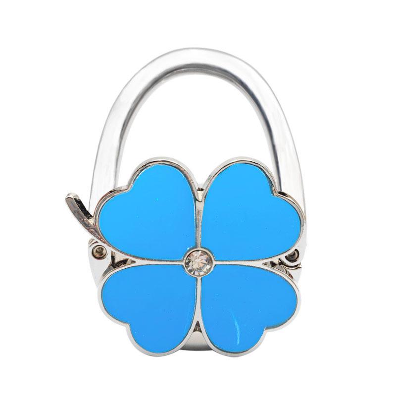 Clover Design Foldable Tote Bag, Foldable Wallet, Desktop Hook Stand, External Oil-Dripping Four-Leaf Clover Bag Hanger