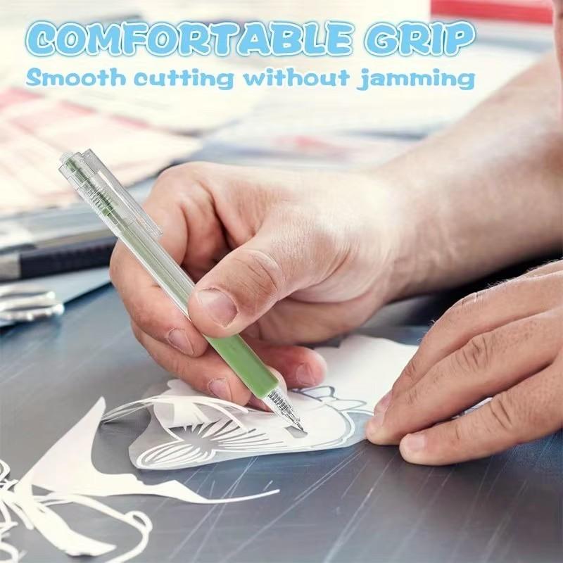 Art Utility Knife Pen, Cut Stickers Scrapbooking Cutting Tool, Express Box Knife, School Supplies, DIY Craft Supplies