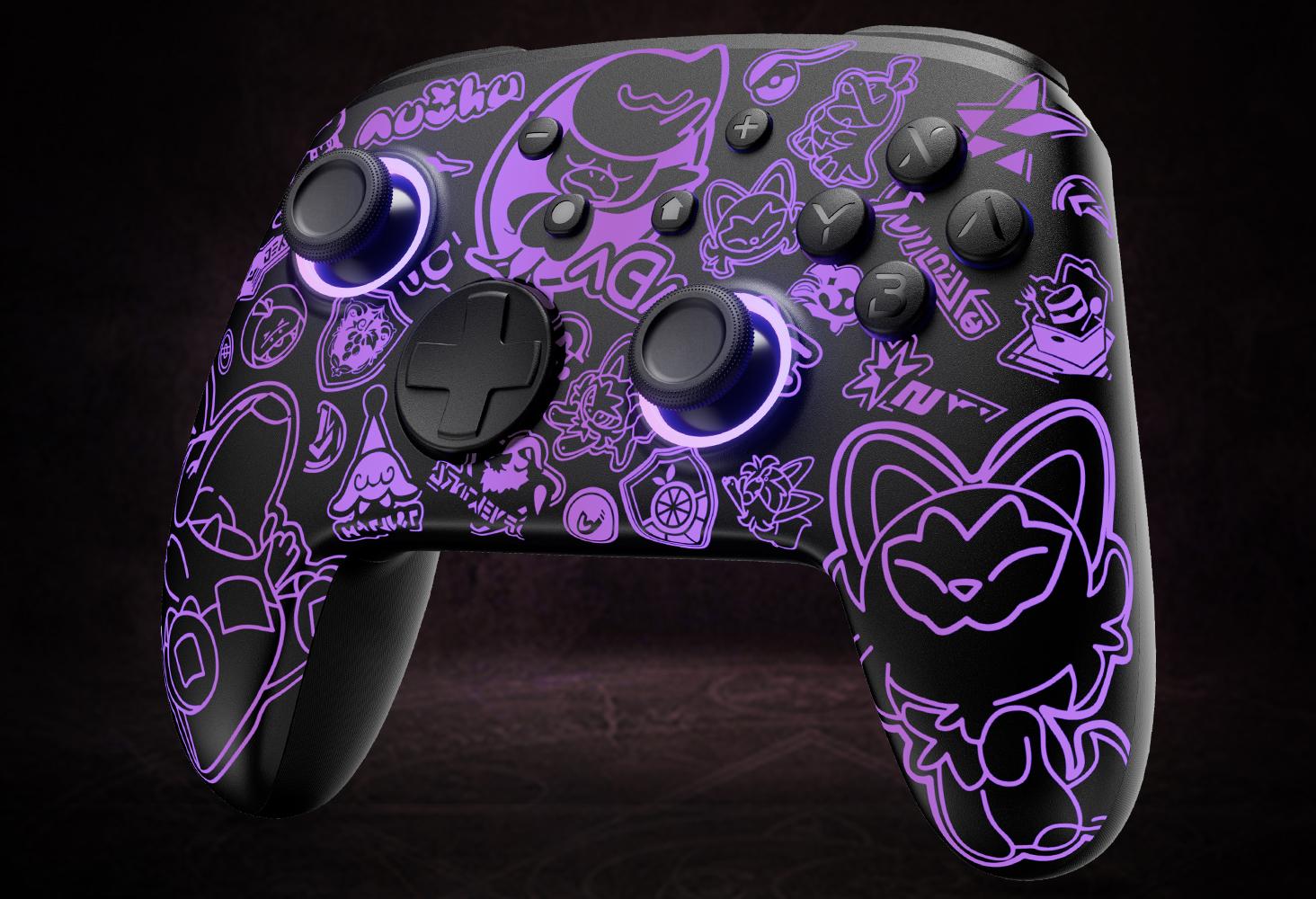 FUNLAB Firefly Pro Wireless Switch Controller - Scarlet & Violet