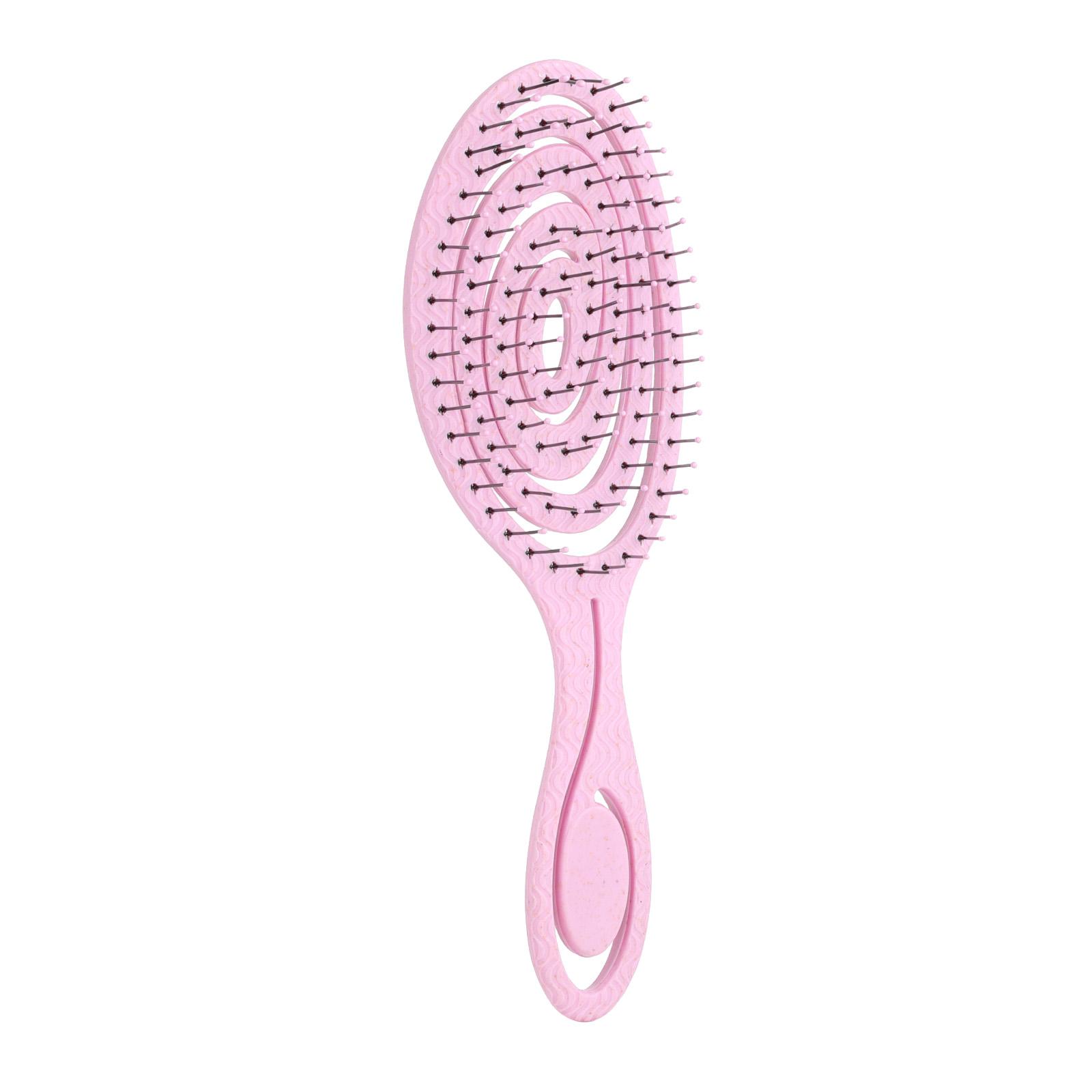 1PC Spiral Detangling Hairbrush TikTok Viral, Unique Hollow Out Vent Brush, Anti-Tangle Fluffy High Volume Comb, No Snag Scalp Massage Brush for Curly & Straight Hair, Dorm Home Use for Women Girls, Beginner Friendly Hot Sale