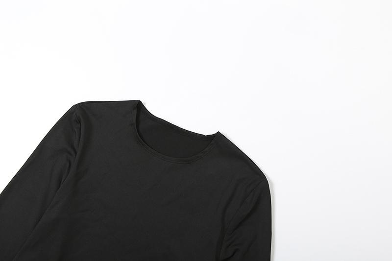 DOUCIU Trendy And Personalized Street Hip-Hop Sports Casual Streetwear Tracksuit Set Solid Color Basic Women'S Thin Long Sleeved Crop Top Paired With Adjustable Perforated Drawstring Pants Two-Piece Set