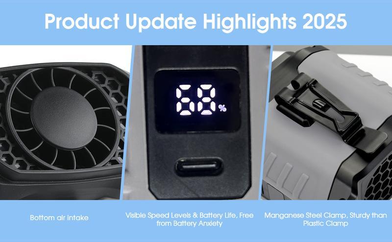 Summer 10000mah Portable Smart Waist Fan,Premium Neck Fan,Lightweight Hands-Free Cooling Fan,Super Long Standby Built-In Flashlight Rechargeable Battery Powered Fan,Wearable Body Belt Fan,Fan For Work,Hiking, Fishing,Night Fishing,Camping,Mother'S Day Summer 10000mah Portable Smart Waist Fan,Premium Neck Fan,Lightweight Hands-Free Cooling Fan,Super Long Standby Built-In Flashlight Rechargeable Battery Powered Fan,Wearable Body Belt Fan,Fan For Work,Hiking, Fishing,Night Fishing,Camping,Mother'S Day