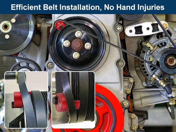 AltitudeCraft Stretch Belt Installation Tool – Durable & Reusable Automotive Tool for Easy Stretch Belt Removal and Installation, Compatible with Most Serpentine Belt Systems for a Precise Fit