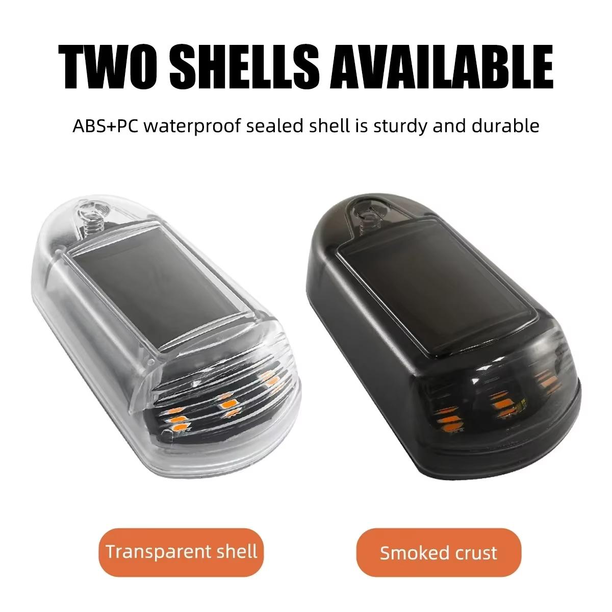 Car Solar Powered Security Strobe Light,Dummy Alarm Wireless Warning Anti-Theft Caution Lamps,LED Flashing Imitation Decoration