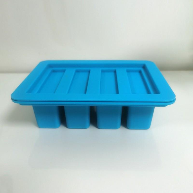 Silicone Butter Mold, Creative Rectangular Cake Soap Popsicle Mold, 3D Bread Tray, DIY Pudding Kitchen Tool, Reusable Ice Cube Mold