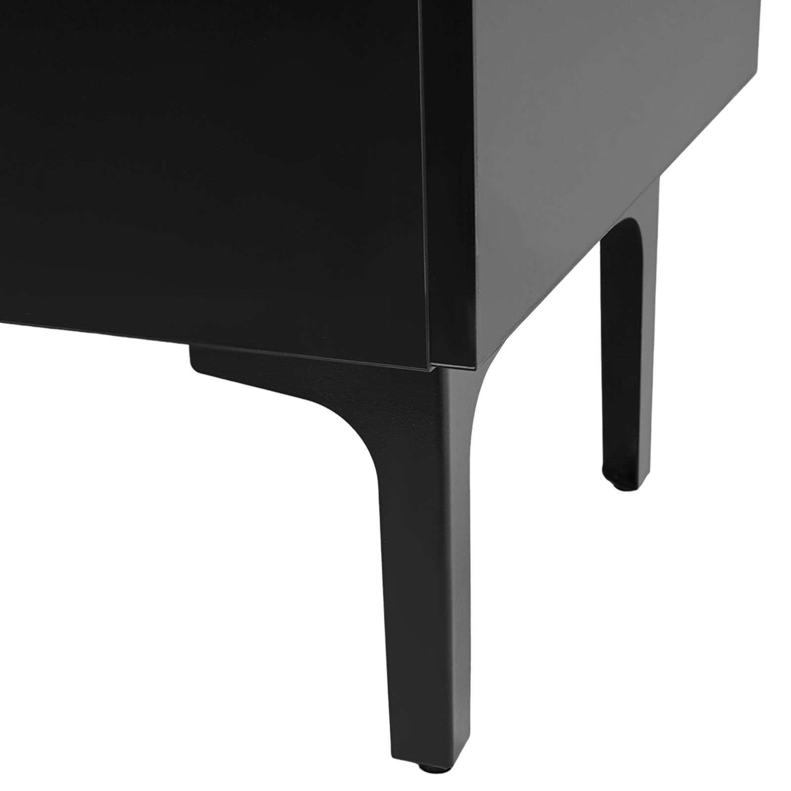 Laundry Utility Sink with Cabinet & Pull-Down Faucet Freestanding Stainless Steel Utility Sinks with 2 Doors Deluxe Bouble Kitchen Sink Wash Station Tub for Laundry & Kitchen, Bathroom(Black)