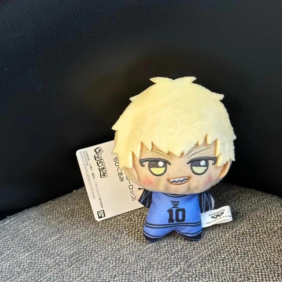 New10cm Blue Lock Plush Toy KeyChain Pendant Nagi Seishiro Chigiri Hyoma Gagamaru Gin Action Figure Soft Bag Pendant Gifts