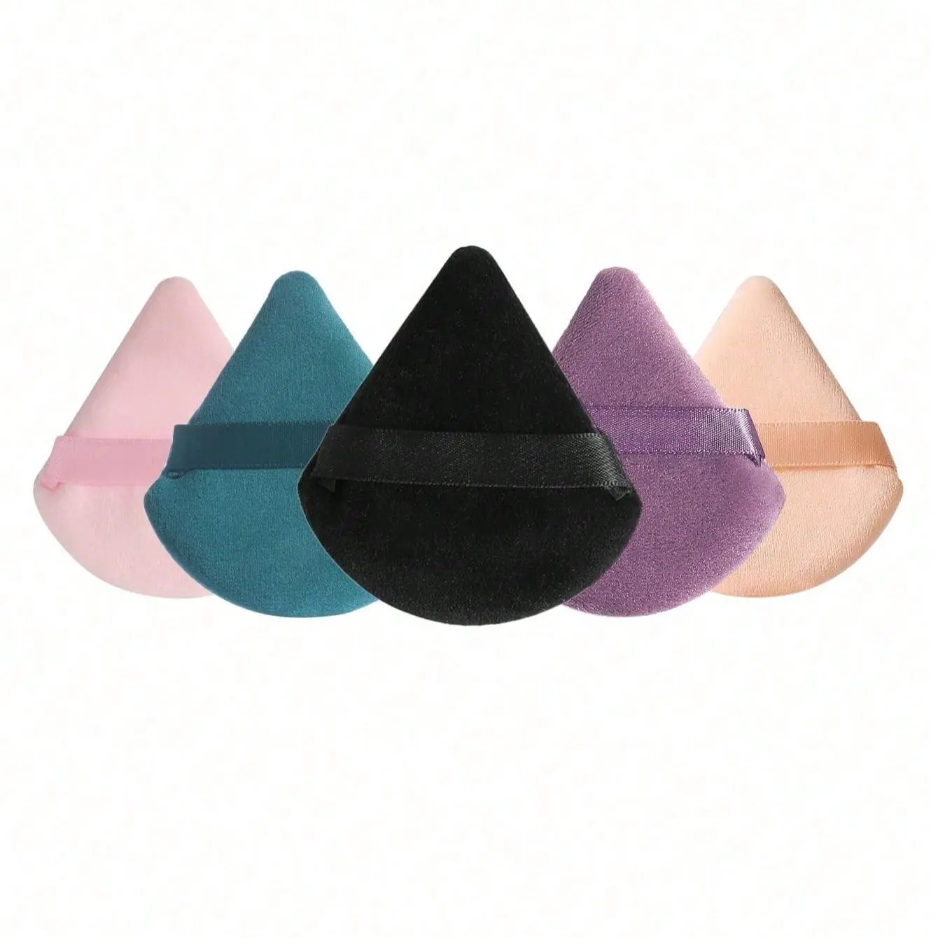 Soft Triangle Makeup Sponges Set, 5/10/15/20/25pcs Cosmetic Puffs Beauty Puff Powder Puff for Facial Face Application, Ideal for Flawless Foundation Coverage