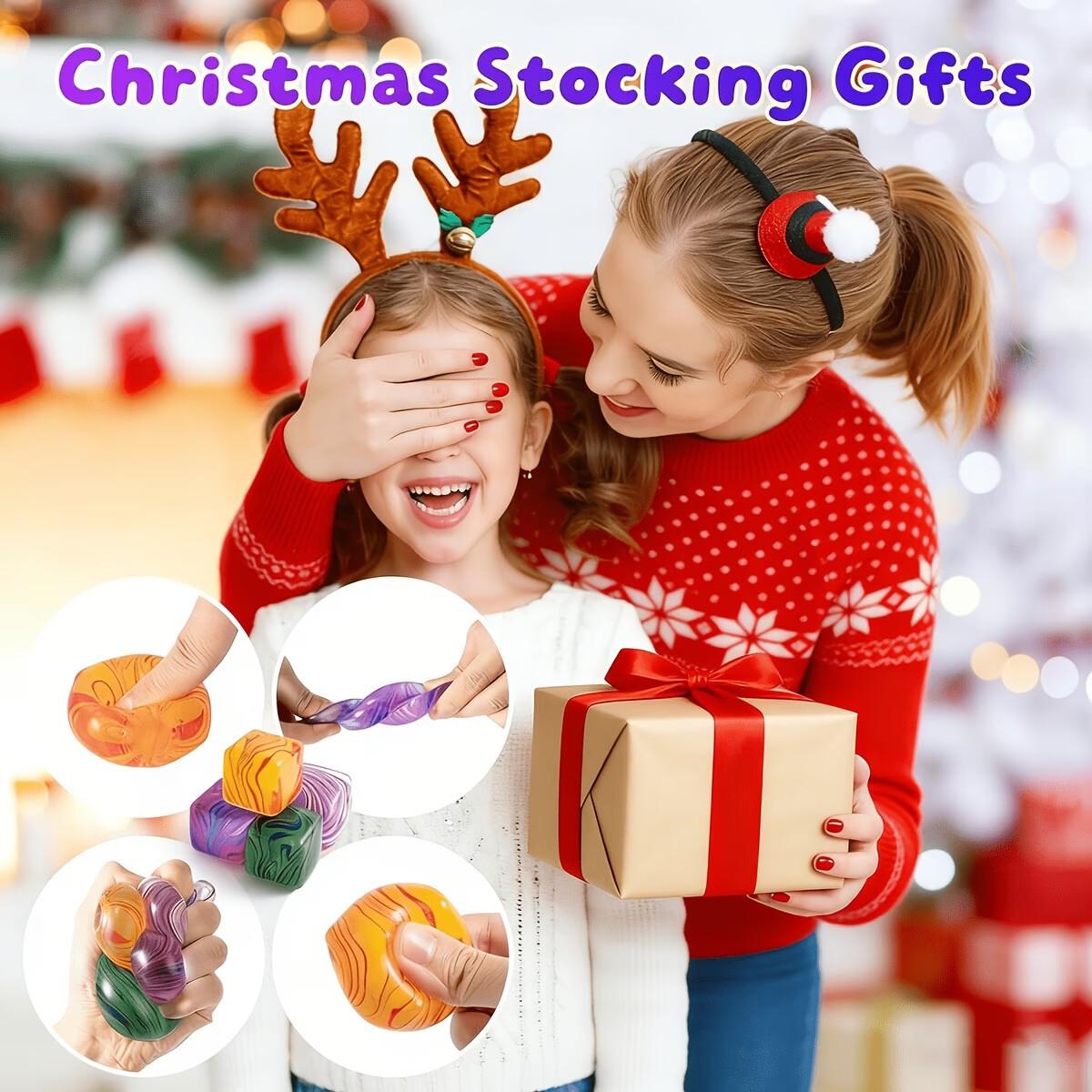 1/4pcs Squishy Fidget Toys Stress Cube Bulk, Slow Rising Stress Balls for Kids, Sensory Fidget Toys, Classroom Prizes, Party Favors