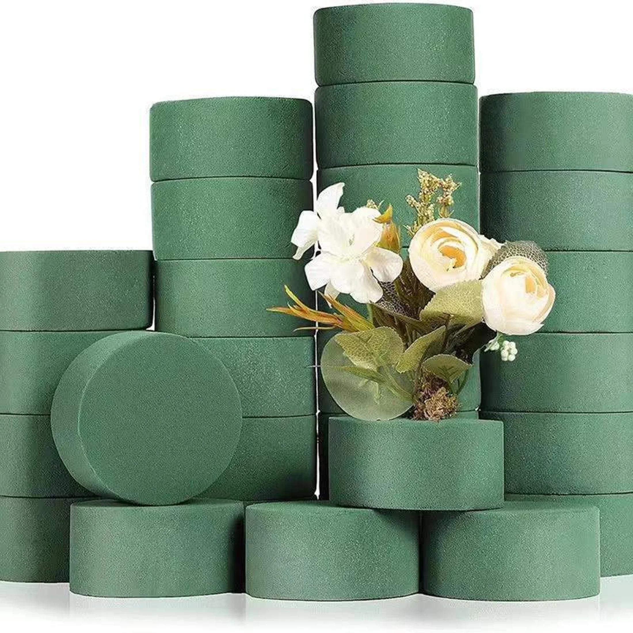 Floral Foam Blocks, 10pcs Round Artificial Flower Clay DIY Kit, Ideal for Florists, Birthdays, Graduations & Weddings