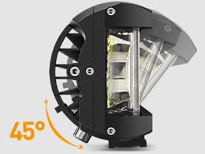 Nilight Side Shooter LED Light Bar 2PCS 4.3 Inch Triple Row Spot Flood Combo Lights Led Work Light with Wiring Harness Kit for Off Road Fog Light Driving Light on Truck SUV ATV UTV dealsforyoudays