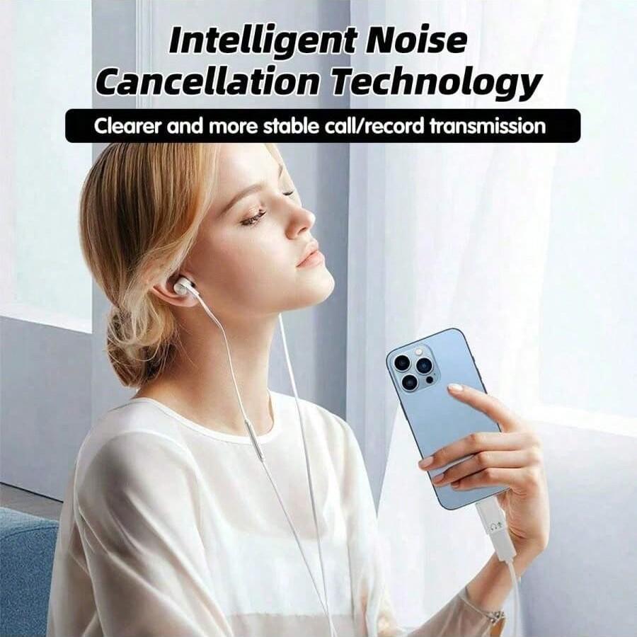 Type-C To Lightning Audio Adapter, USB C Male To Lightning Female Headphone Converter