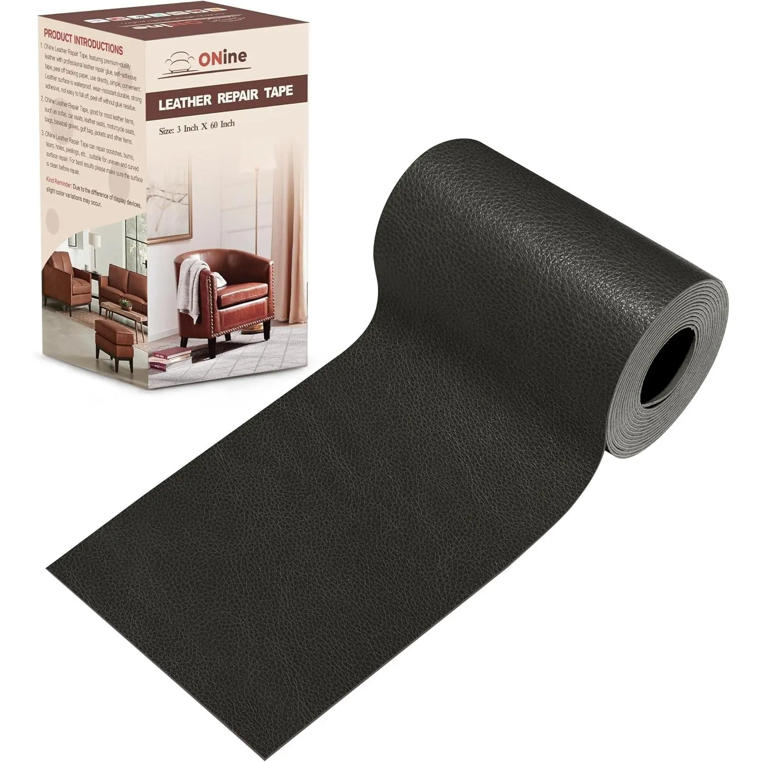 Dark Gray Leather