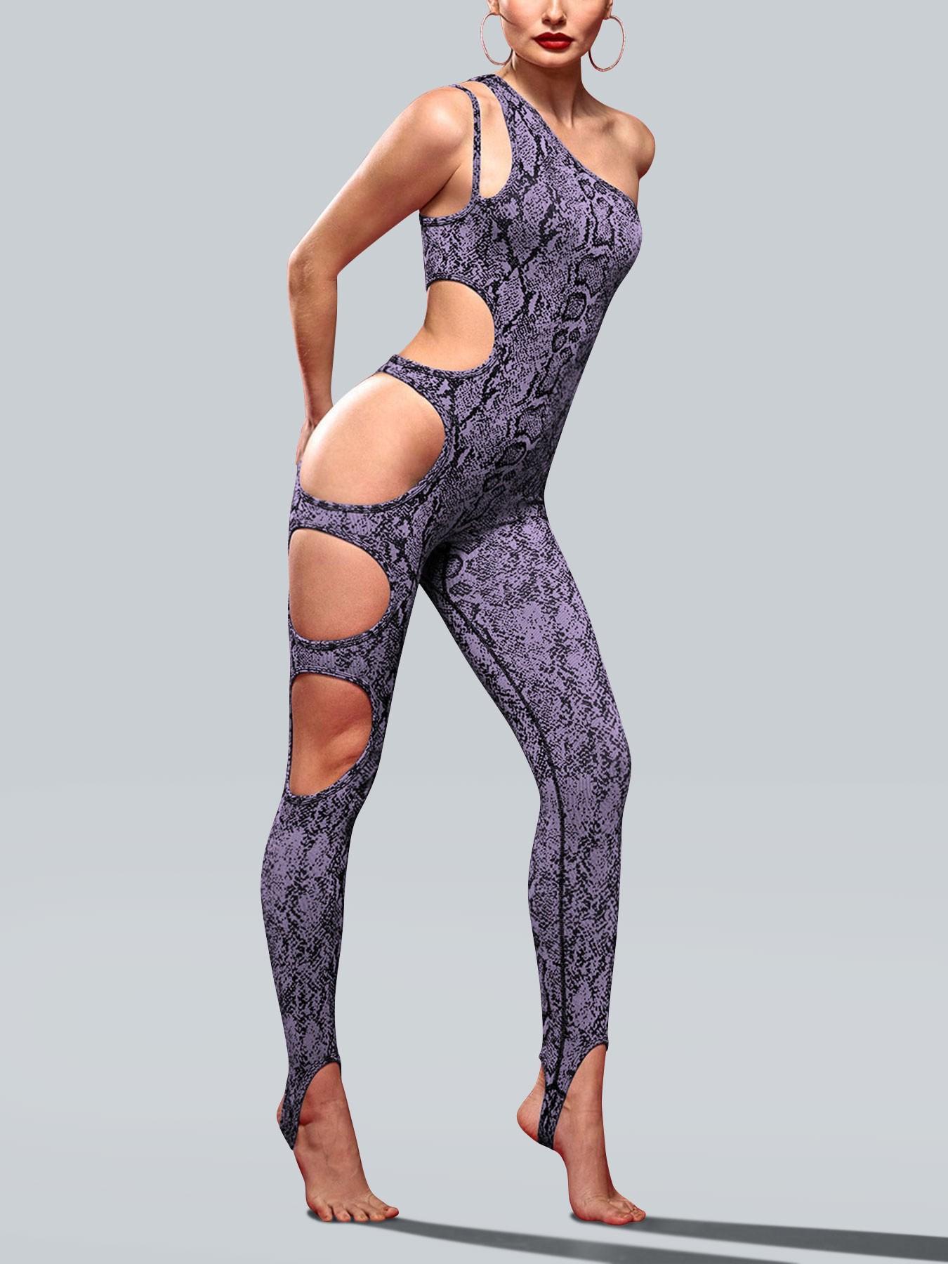 Women's Sporty Plaid Yoga Jumpsuit, High-Waisted Long-Sleeve Design, All-Season Wear, Perfect for Fitness & Gym Sessions