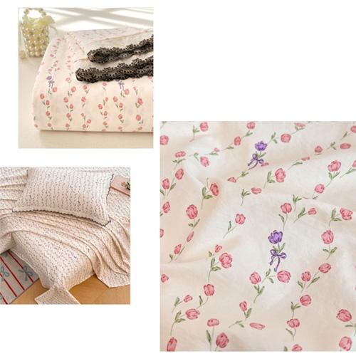 High-Quality Floral Sheet, Soft and Breathable, Lightweight, Suitable for All Seasons, Ideal for Bedroom and Guest Room