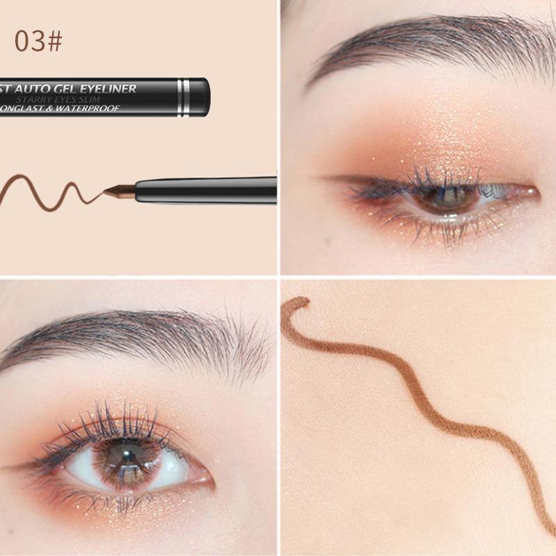 UOVOPENS famous craftsman, black eyeliner pen Gel Eyeliner ultra-thin eyeliner waterproof UP04