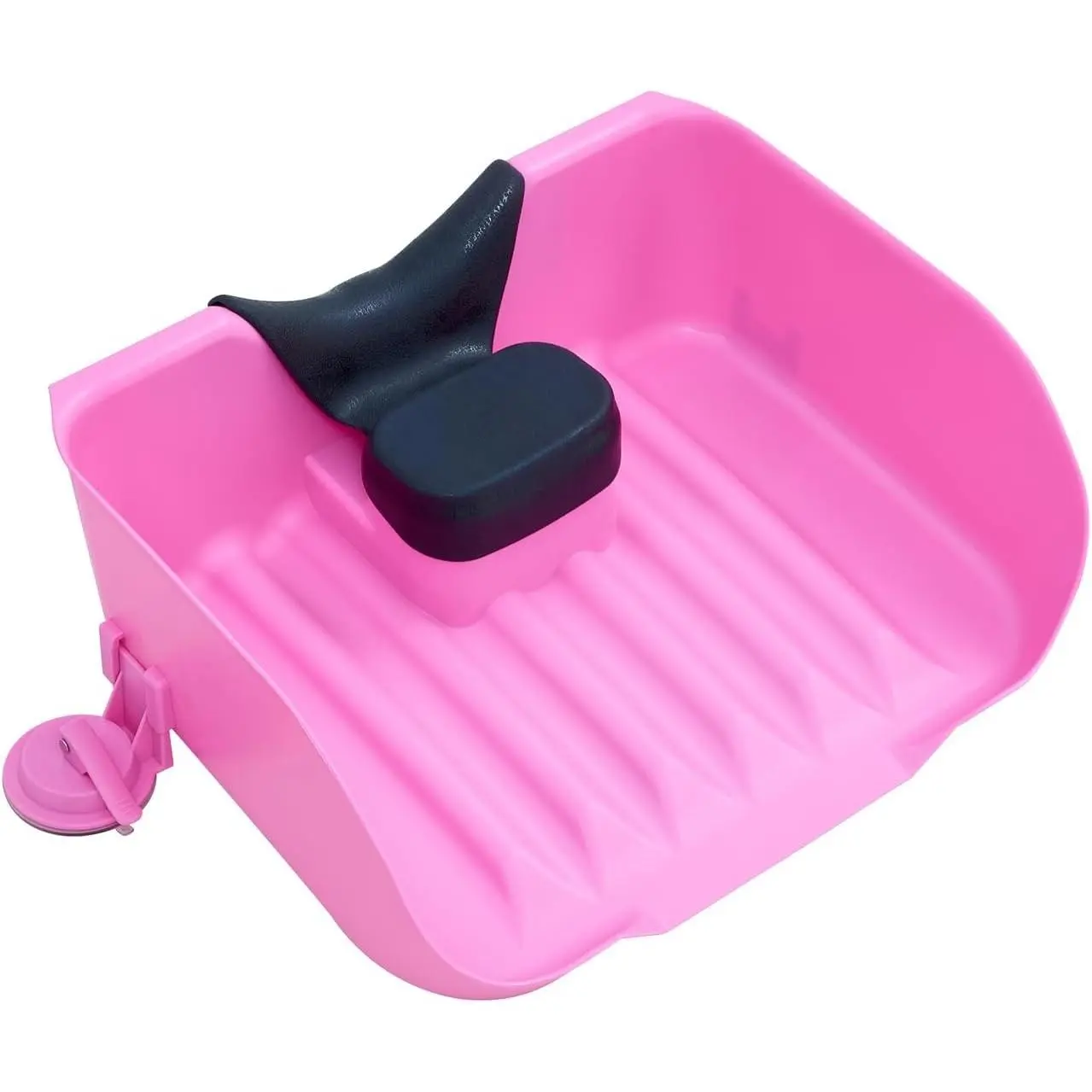 Portable Tear Free Hair Washing Shampoo Basin Tray for Kids Baby Children, Home Use Hair Washing Basin (Pink)