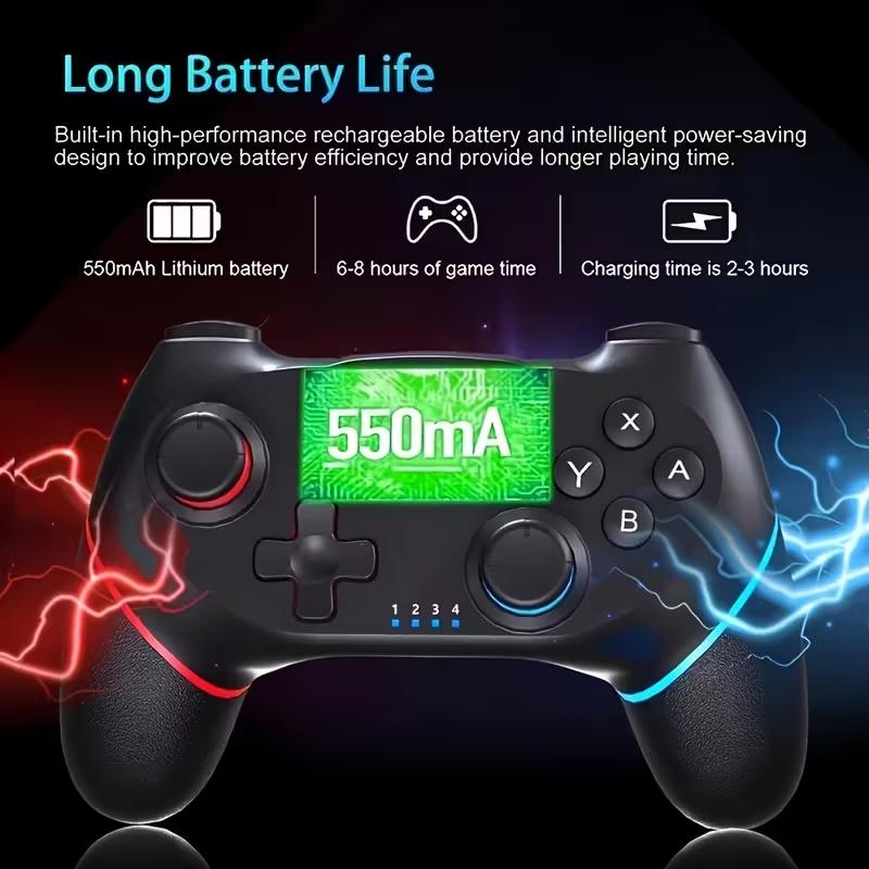 Suitable for Switch, Switchlite OLED host wireless grip with vibration 6-axis motion sensing function Switch Pro wireless grip