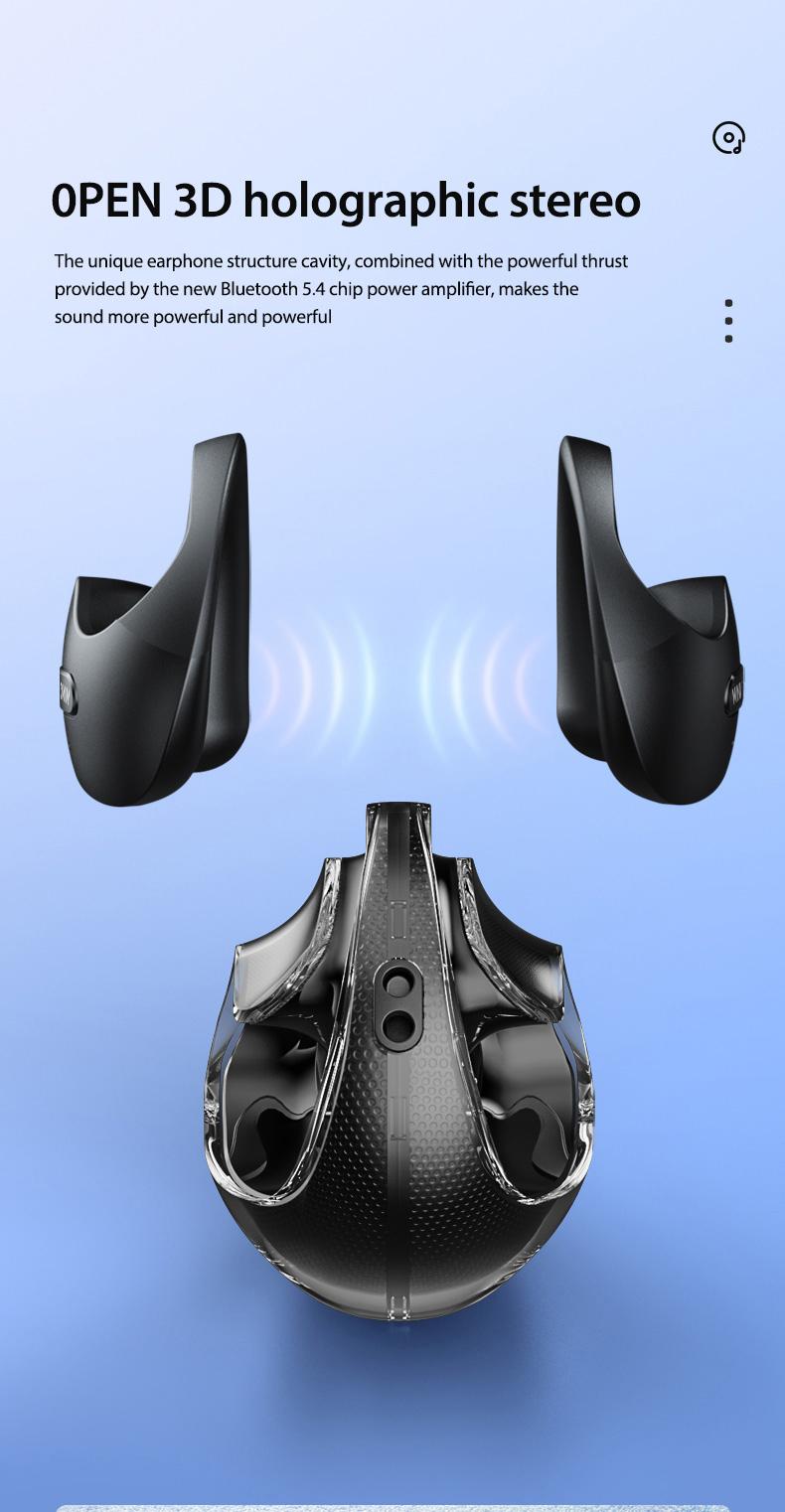 Miniso X15Pro AI translation earphones wireless earphones, Bluetooth 5.4 sports earphones, HIFI sound quality