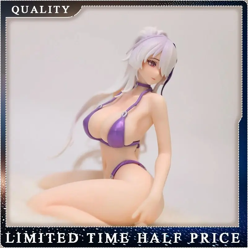 Azur Lane Bikini Yunxian Anime Girl Figure Chassis Car Ornament Fine Carving Indoor Display ACG Collect Desktop Decor Fan Holida