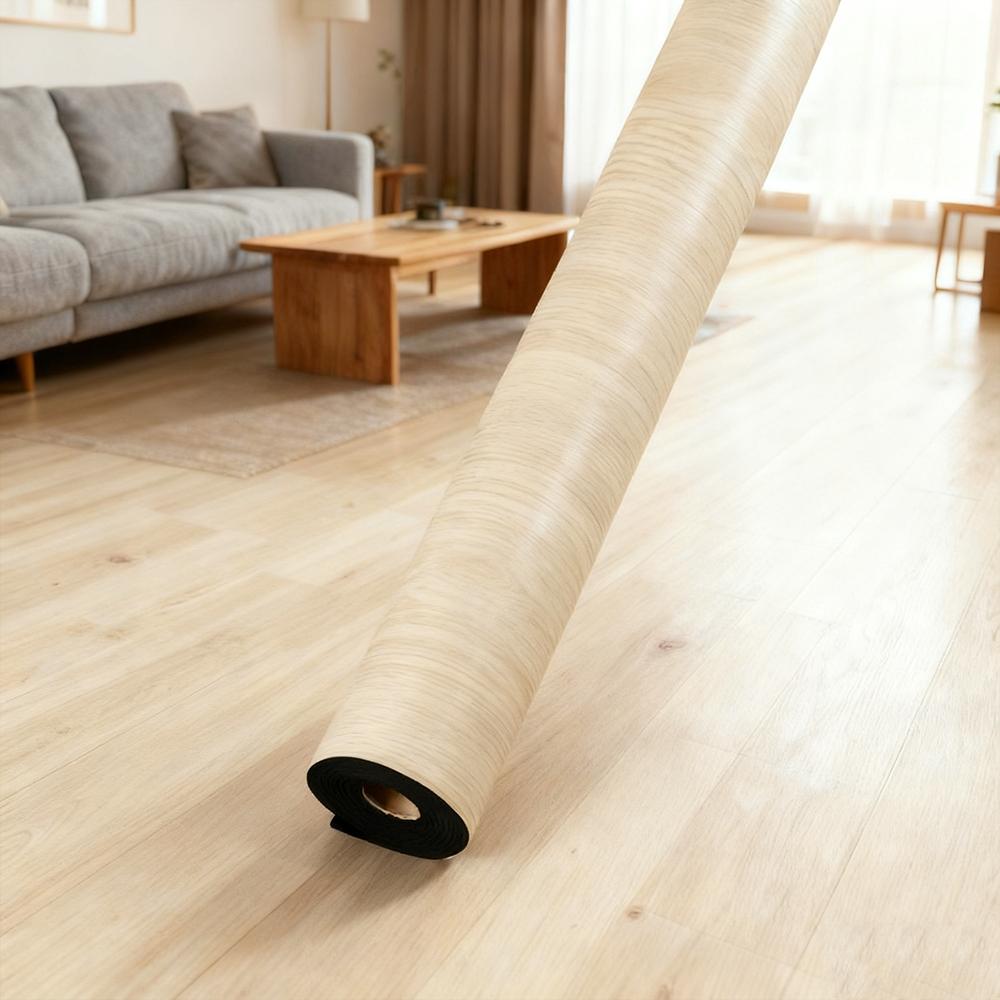2/5 roll vintage luxury flooring, Vinyl Floor Tiles - heavy-duty thickness, peel and reel, suitable for homes, offices, large coverage area (40cm x 300cm), floor covering - vinyl - luxury finish, Self Adhesive Textured, Peel and Stick Flooring