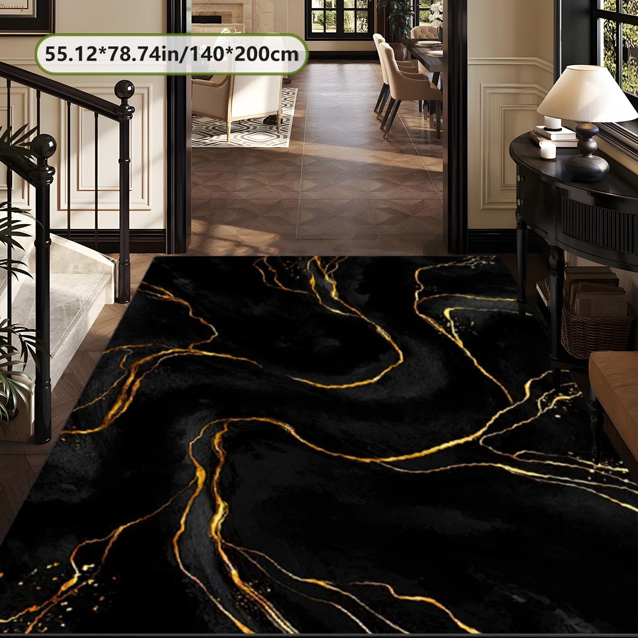 Velvet soft and comfortable patterned printed carpet, suitable for multiple scenarios, available in various sizes, soft and non-shedding, Area Rug, Abstract Rugs, Modern Indoor Rug, Living Room Rug