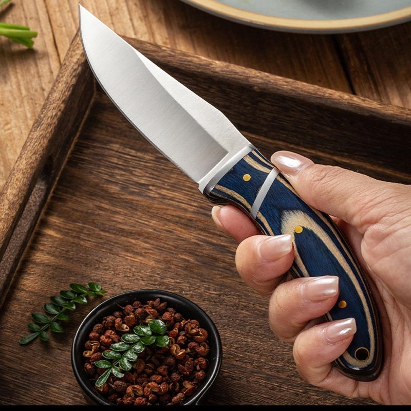 Handmade Hardwood Handle Knife - Your Outdoor SidekickYour Next Outdoor Adventure Deserves This Premium Knife