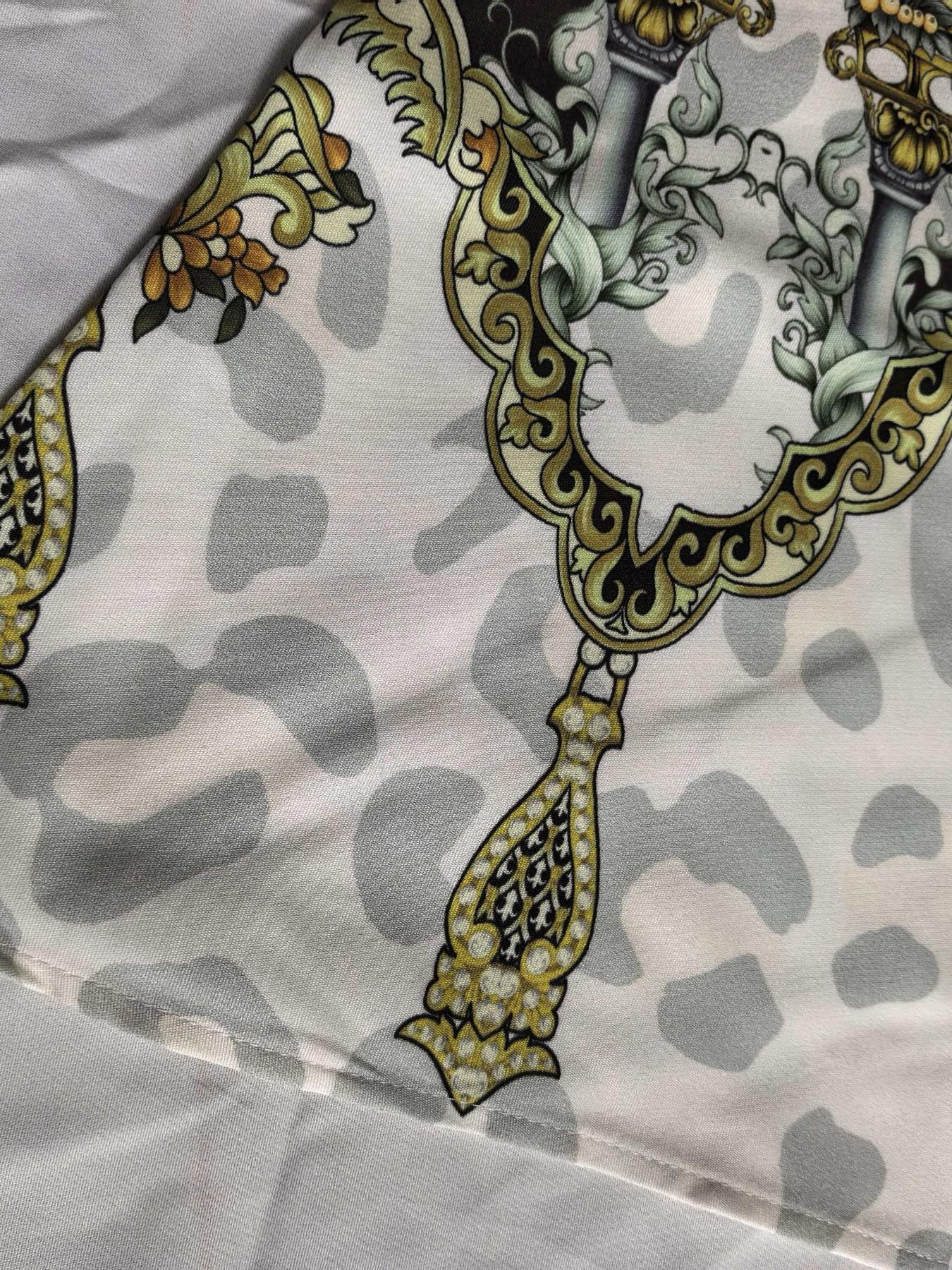 Cross-Border Muslim Robe Printed Beaded Long Dress, Abayas Rhinestone Elegant Style, Women's Fashionable Long Skirt Dress