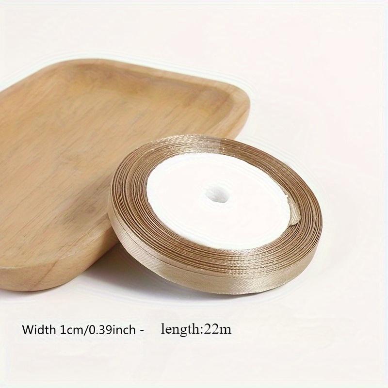 Gold ribbon, suitable for handicrafts, gift packaging, wedding and holiday decorations - suitable for DIY projects, making bouquets and jewelry with shiny polyester ribbons, DIY project materials, flower garland ribbons