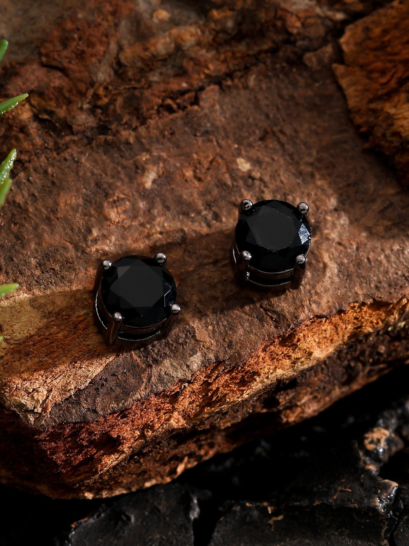 4pcs Magnetic Plated Set for Men and Women, Comfortable to Wear All Day, Perfect Gift for Birthdays and Holidays, Magnetic Stud Earrings