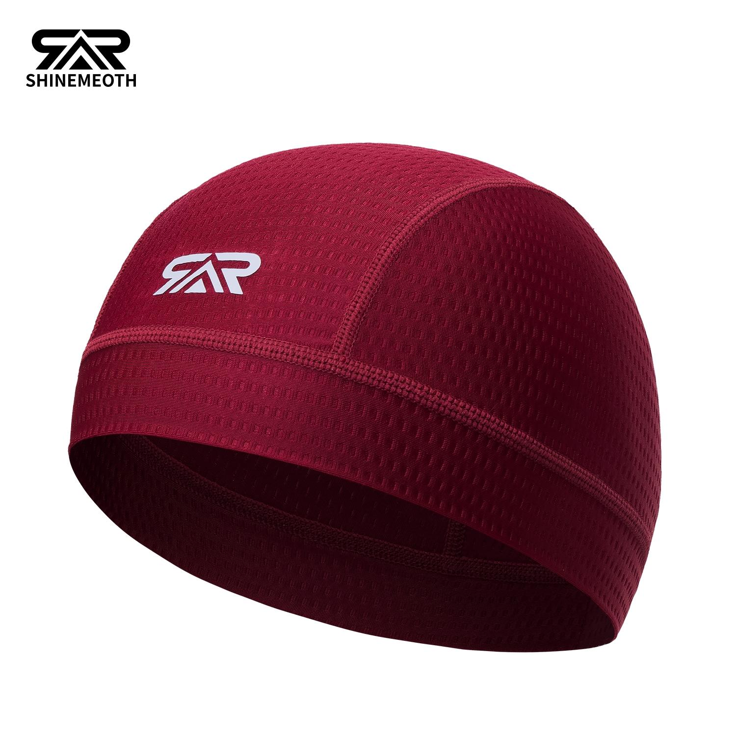 Shinemeoth Ultra Soft Mesh Cycling Cap, Skin-Friendly Helmet Liner, Durable Non-Fading Cool Hat, Comfortable Riding Accessory