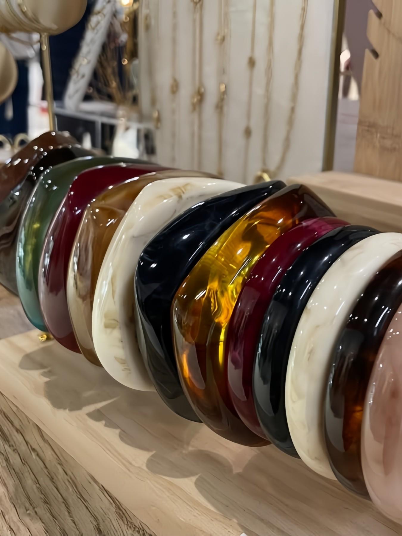 Bohemian Style Exaggerated Geometric Bracelet Set, 1/3/4/8 Pieces, Versatile Jewelry Accessory for Daily Wear, Parties, Vacation, Gift