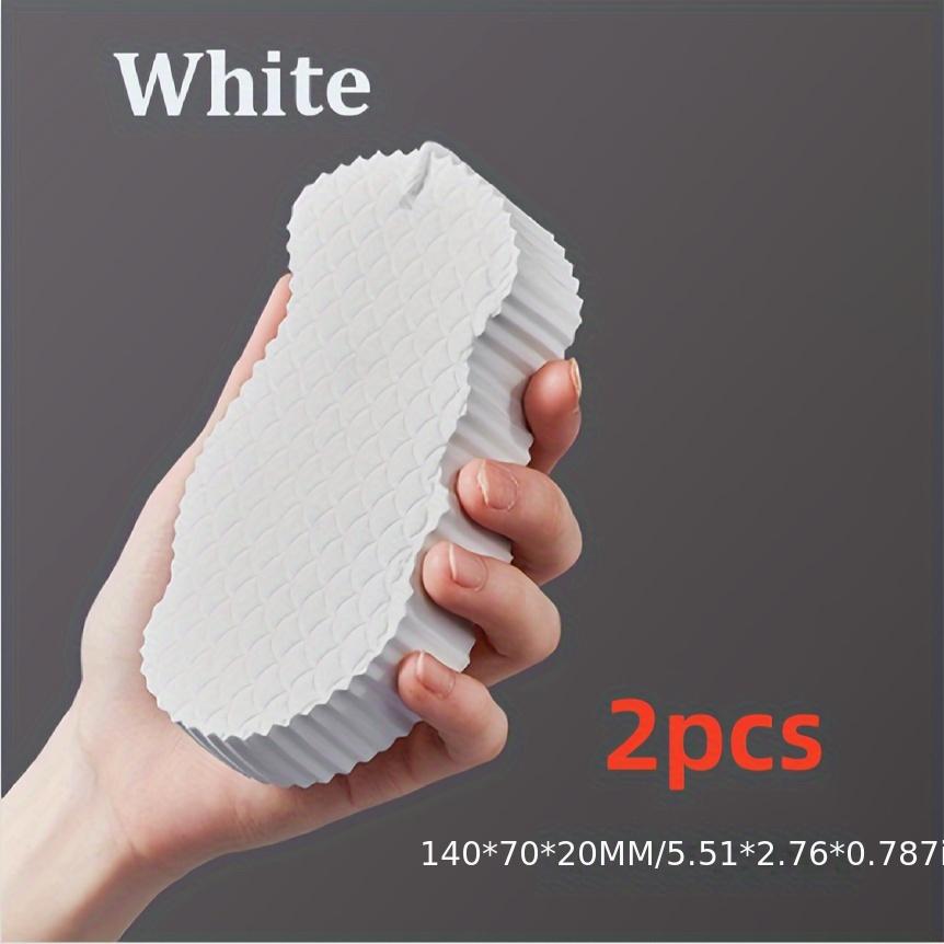 New 1/2pcs Magic Sponge Bath Sponge Body Dead Skin Remover Exfoliating Massager Cleaning Shower Brush Exfoliant Exfoliating Tool