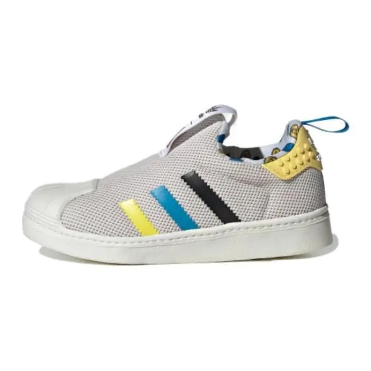 adidas LEGO X  Originals Superstar 360 Non-Slip Durable Low-Top Kids Sneakers IF2919