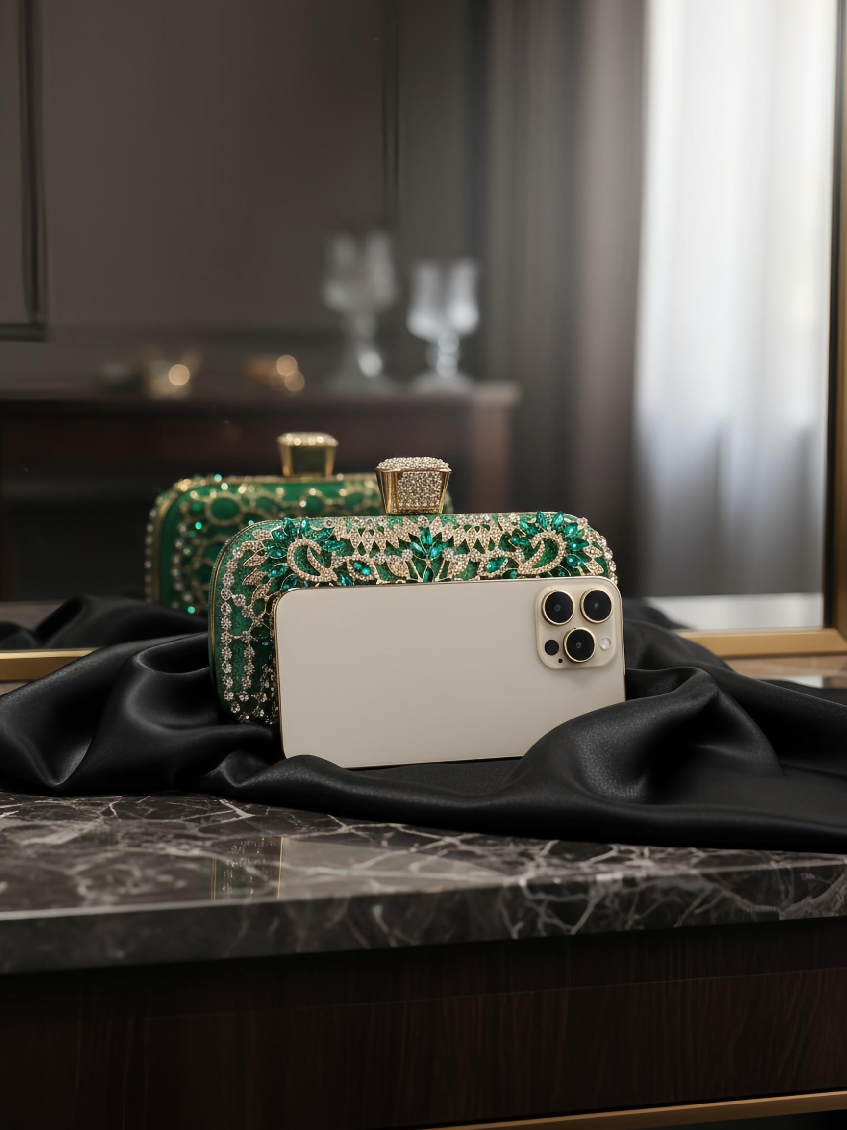 High-End Rhinestone Evening Bag, Fashionable Sparkling Fabric, Embellished Clutch, Versatile Banquet Clutch, Luxurious Handbag for Weddings, Parties, Birthdays