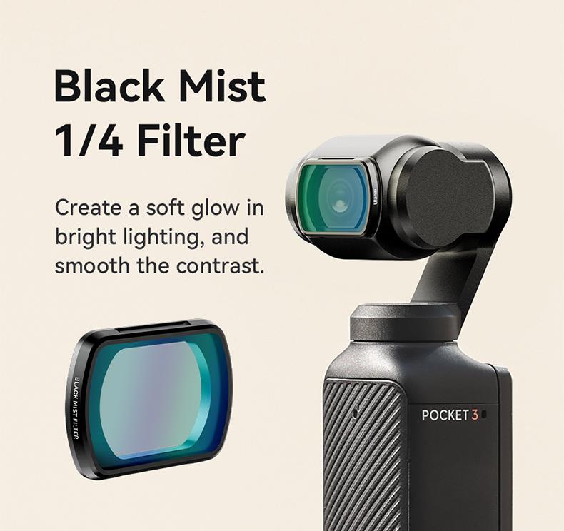 Ulanzi Pocket3 Accessories Collection, Expansion Adapter & Mini Tripod Kit for DJI Osmo Pocket 3 Mount with 1/4" Screw, Quick Release LED Light, Action Camera Accessories