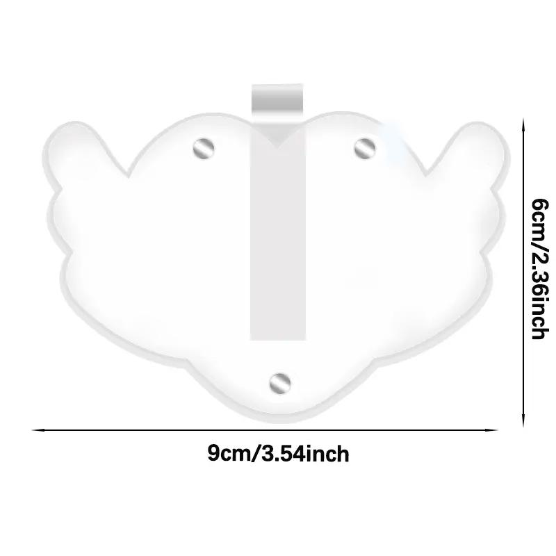 Personalized-Acrylic Car Sun Visor Photo Frame Clip, Wallet Photo Holder, Stylish Automotive Accessory, Unique Gift for Couples, Car Accessories