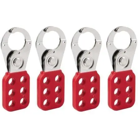 4 Pack Lockout Tagout Hasp