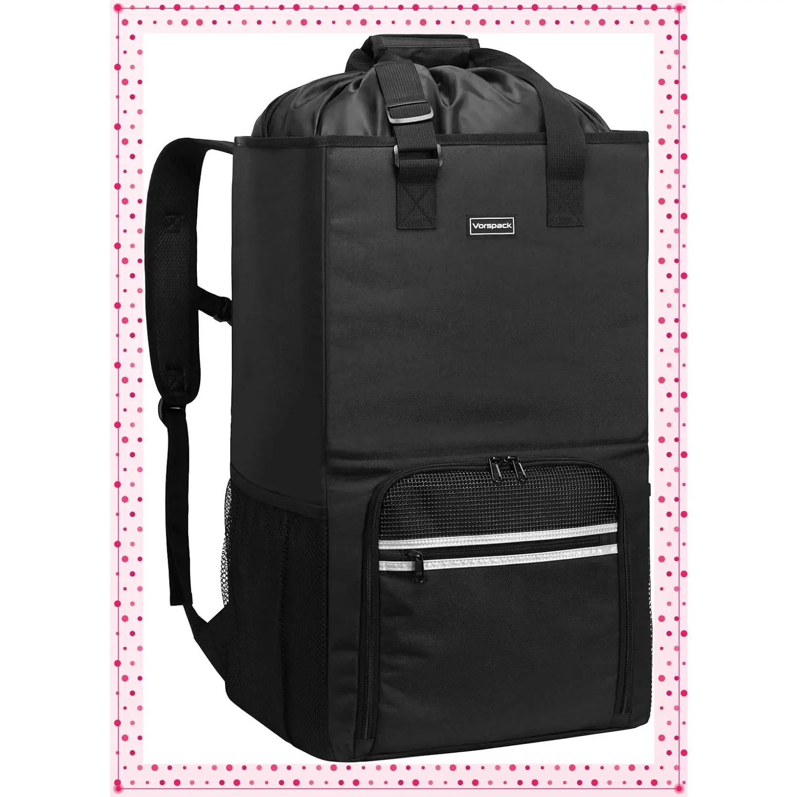 Laundry Bag Backpack - Extra Large Laundry Bags with Shoulder Straps Heavy-duty 2 in 1 Laundry Hamper Basket for College Dorm Camp Laundromat Room Essentials - BlackGift