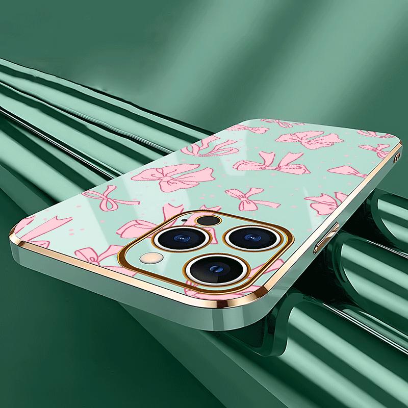 Full screen pink bow tie Soft&Flexible Electroplating TPU Silicone Phone Case For iPhone 17 Pro Max AIR 16 15 14 13 12 11 Plus Cases Durable|Shockproof|Full Camera Protection|Anti-Scratch|Non-Slip|Slim Fit|Gift For Girlfriend/Men/Women Full screen pink bow tie Soft&Flexible Electroplating TPU Silicone Phone Case For iPhone 17 Pro Max AIR 16 15 14 13 12 11 Plus Cases Durable|Shockproof|Full Camera Protection|Anti-Scratch|Non-Slip|Slim Fit|Gift For Girlfriend/Men/Women