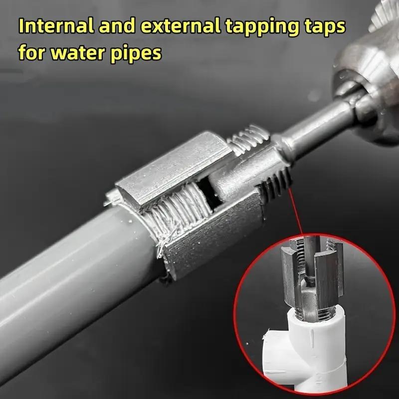 Efficient Pipe Threading Tool Set, Durable Alloy Steel Construction, Precision Internal & External Thread Cutting for PVC Ppr Pipes