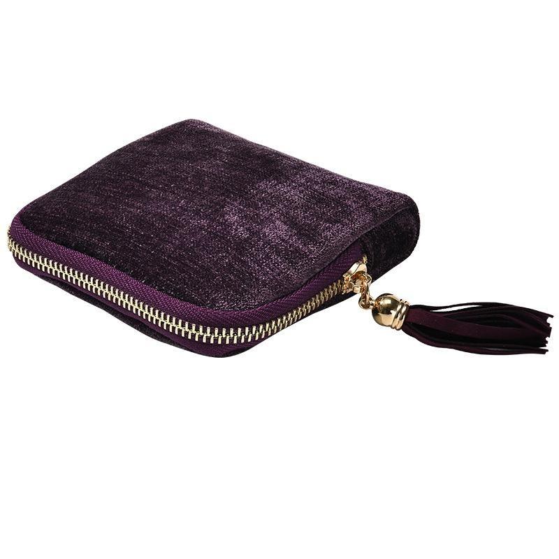 6 Layered Compartment Durable Jewelry Bag with Fringe Zipper, Bracelet Ring Organizer, Dustproof Storage, Perfect Gift for Birthdays Weddings Anniversaries