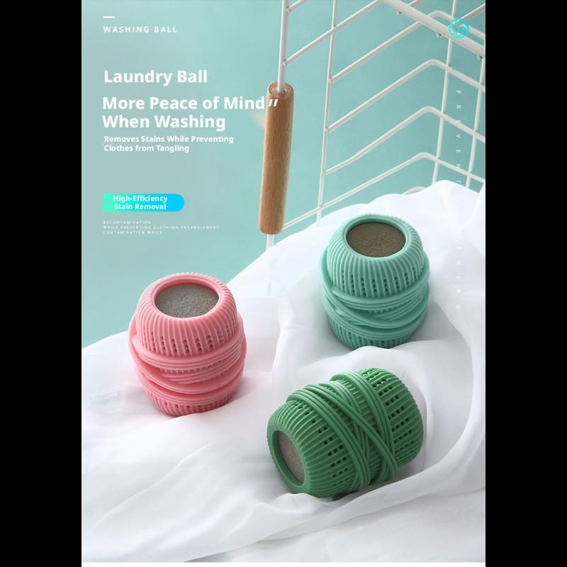 No More Hand-Tearing Filters! Ball Collection Bag for Washing Machine, Insert Into Drum, Wash 10 Times, Empty Once, Convenient Design