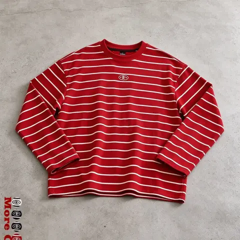 Unisex Stylish Versatile Striped Long Sleeve T-Shirt, Casual Fashion Top, Comfortable Daily Wear